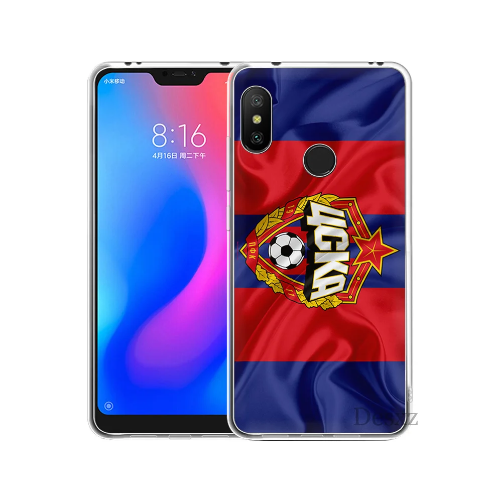 Жесткий Чехол для мобильного телефона Desxz ЦСКА МСК клуб Xiaomi Mi 5 5S 6 8 9 A1 A2 5X 6X Mix 2S F1 Lite