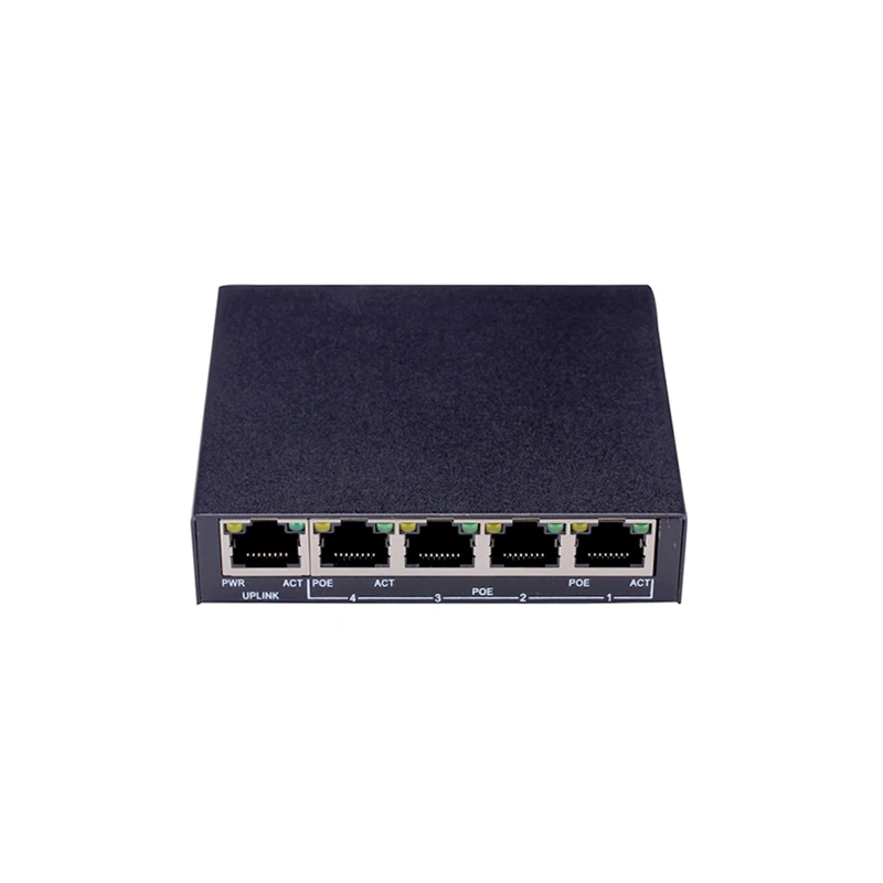 Bfmore 1 + 4 Порты и разъёмы 10/100 Мбит/с мини PoE коммутатор Мощность over Ethernet IEEE802.3af 60 Вт 48