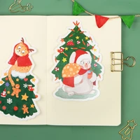 30pcs i am a christmas tree card multi use as scrapbooking party invitation diy decoration gift card message card postcard