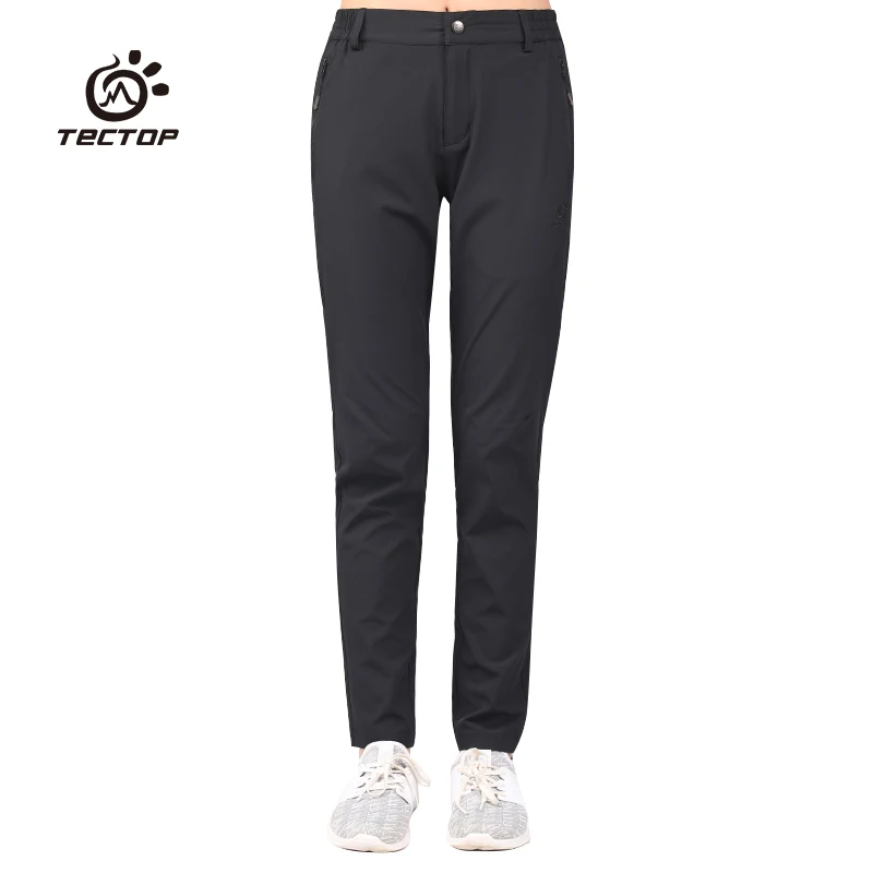 Уличные женские летние брюки Tectop высокоэластичные для хайкинга и бега