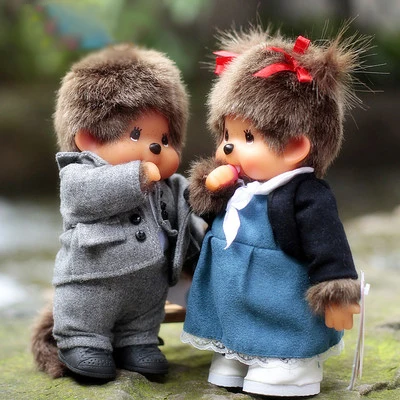 Давая день рождения рождественский подарок Monchhichi любители кукла игрушка 20 см