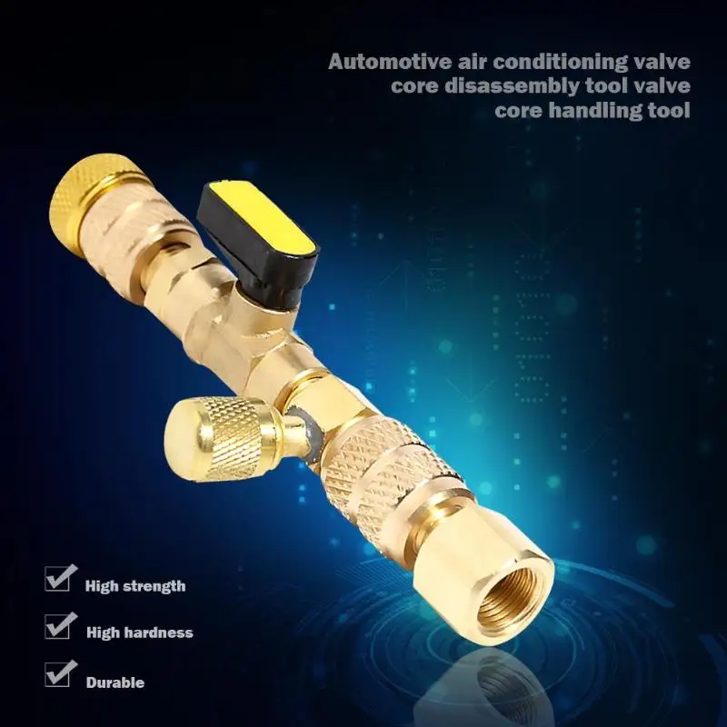 HVAC AC клапан для удаления сердечника 1/4 5/16 дюймов порт установщик инструмент для автомобиля