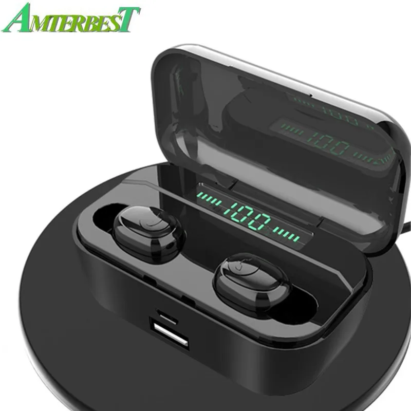 AMTERBEST G6S наушники вкладыши TWS с Беспроводной Bluetooth 5 0 стерео Hi Fi гарнитура