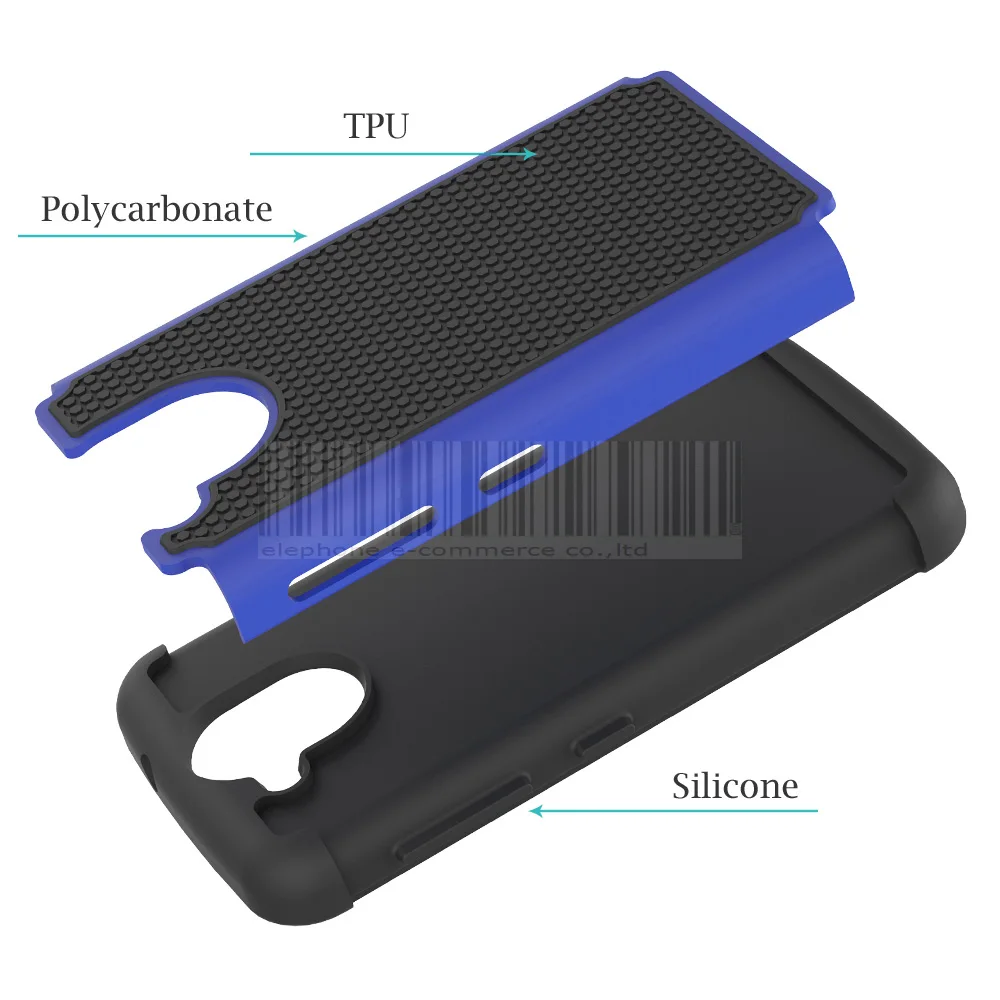 New 2in1 Protective Rugged Hybrid Silicone Rubber Armor Hard Dual Layer Case Cover For HTC DESIRE 526 526G 526G+ D526 326 326G @ | Мобильные