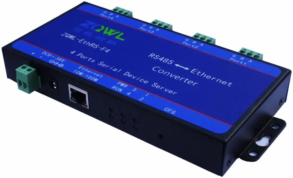 Для четырехстороннего последовательного порта RS485 сервера/изоляции