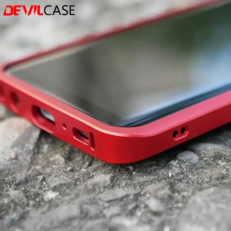 DEVILCASE для Galaxy S8 S8plus защитный бампер рамка CNC вырез 3D алюминиевый Fundas накидка SAMSUNG +