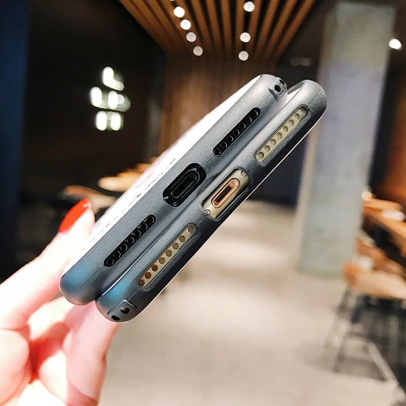 Милый мультяшный чехол для iPhone 7 8 6 6s Plus Животные ПК + ТПУ X XS Max XR бампер Funda Capa |