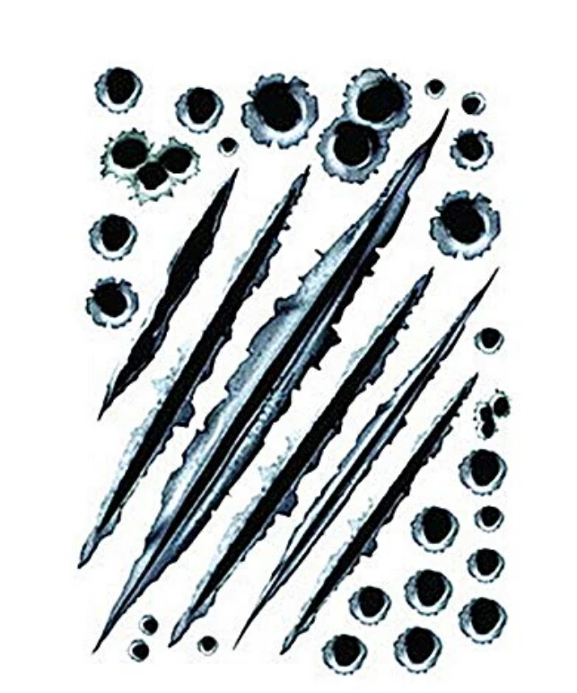 2018 новая наклейка для машины Горячая продажа растрескивание моделирование пуля