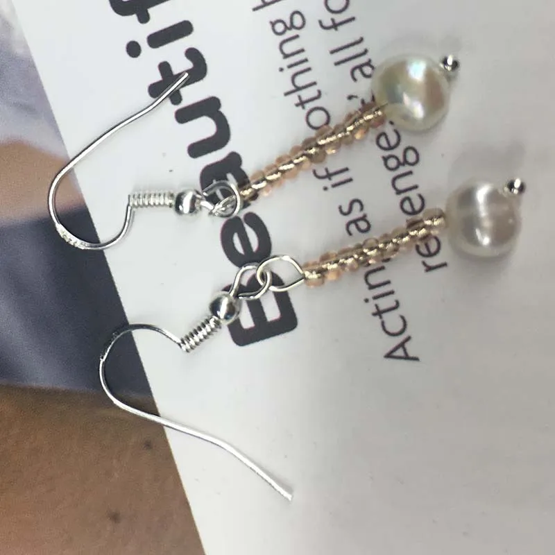 Женское Ожерелье с пресноводной жемчужиной Boho персонализированные трендовые