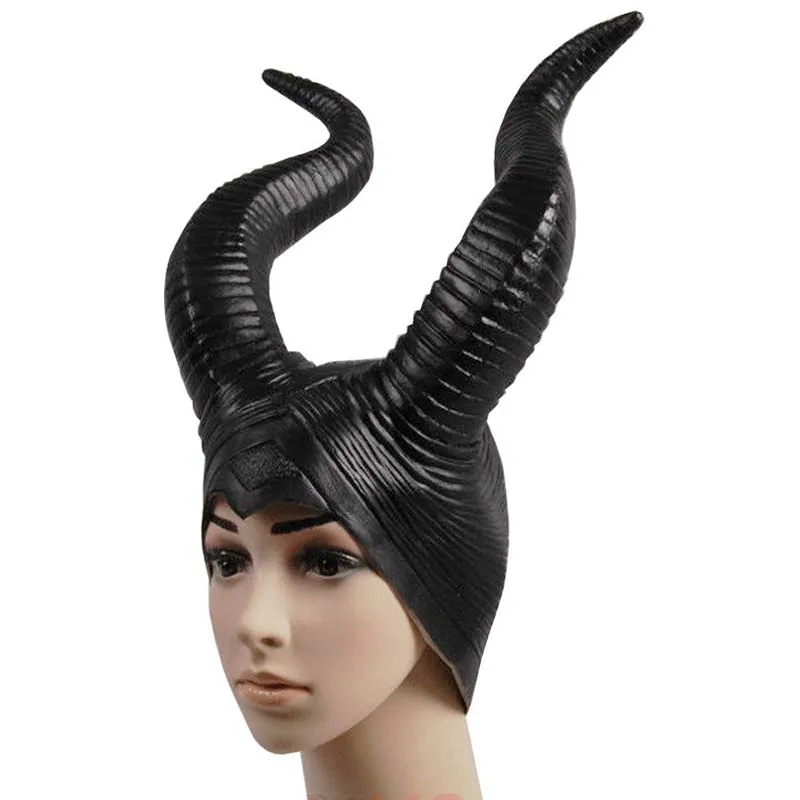 New Arrival Witch Women's Silicone Face Mask Cosplay Movie Maleficent Party Masquerade Rubber Latex Masks For Halloween | Дом и сад