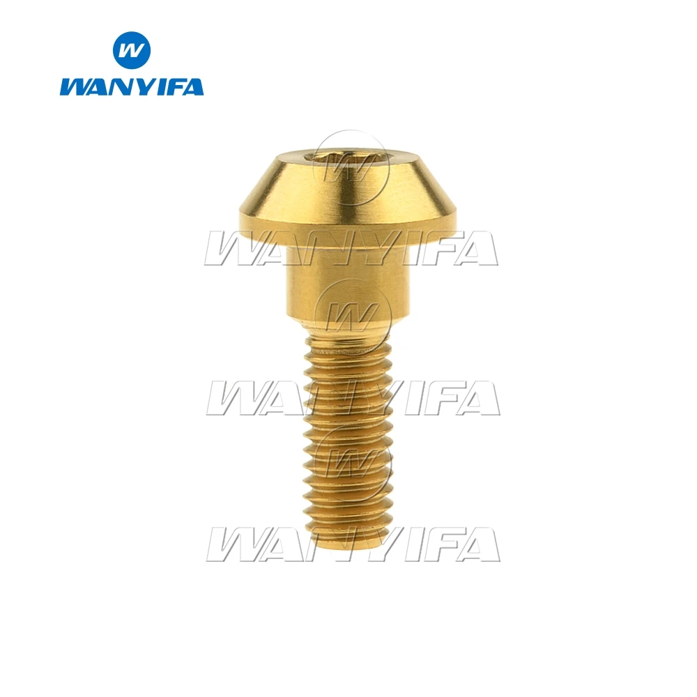 Wanyifa Винт С Титановым болтом M6X20mm коническая шаровая Головка для велосипедного тормоза