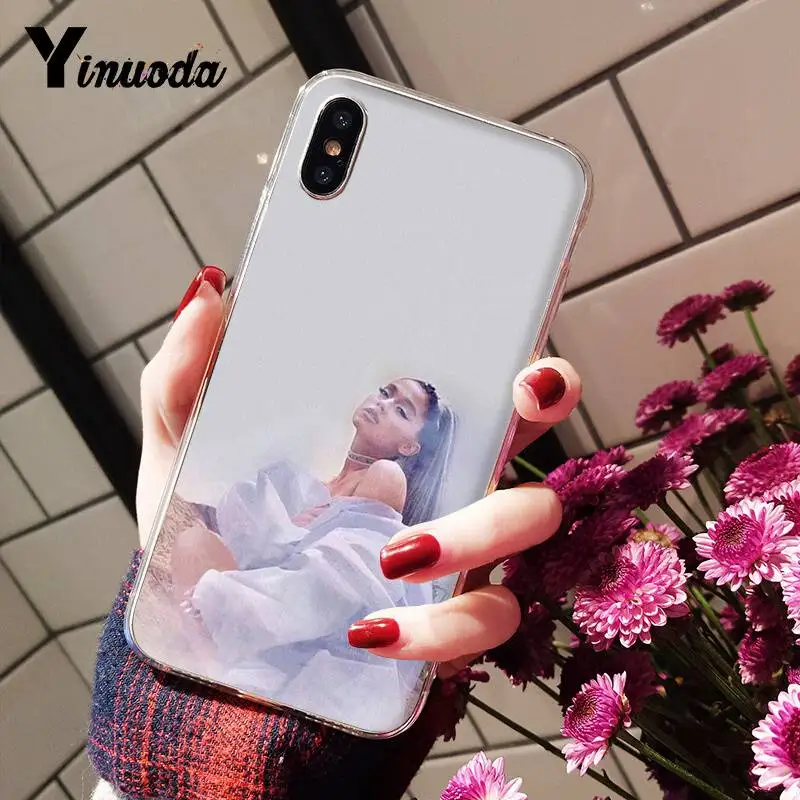 Yinuoda кольца Ариана Гранде ТПУ Мягкий силиконовый чехол для телефона для iPhone 5 5Sx 6 7 7plus 8 8Plus X XS MAX XR Capa 11 11pro 11promax
