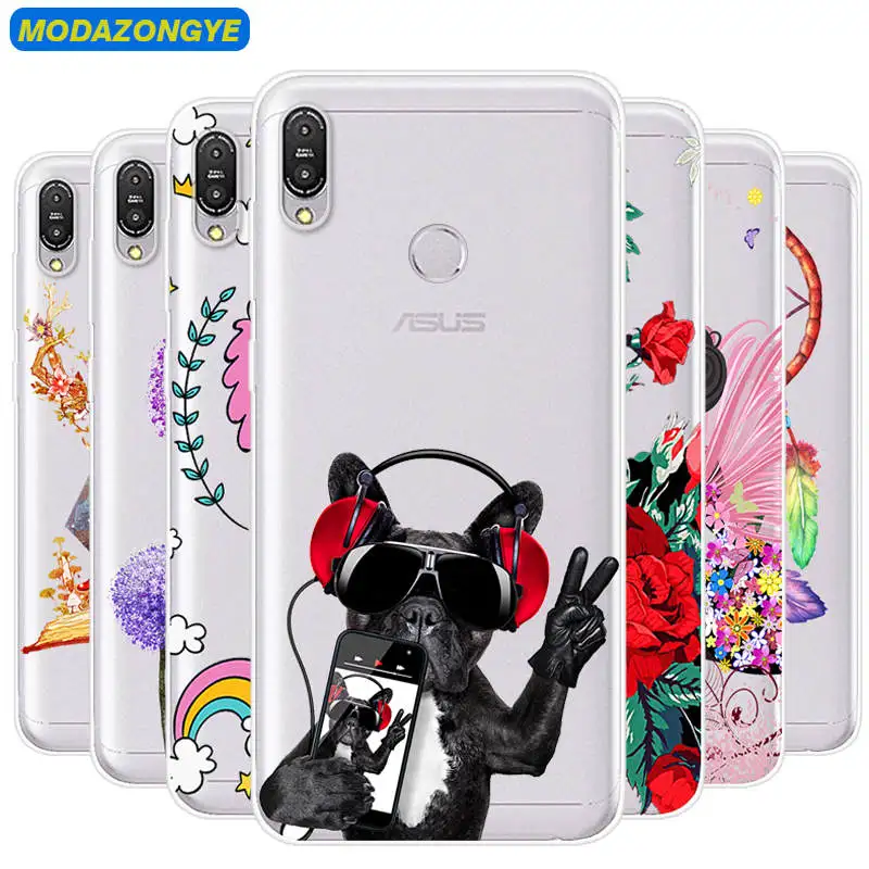 Чехол для Asus Zenfone Max M2 ZB633KL чехол силиконовый мягкий телефона из ТПУ ZB 633KL защитный