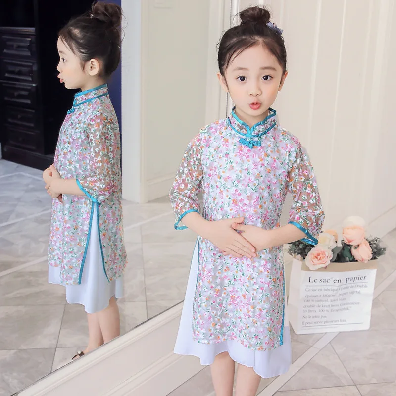 2019 модное современное платье Ципао для девочек подарок|cheongsam dress|cheongsam dress for