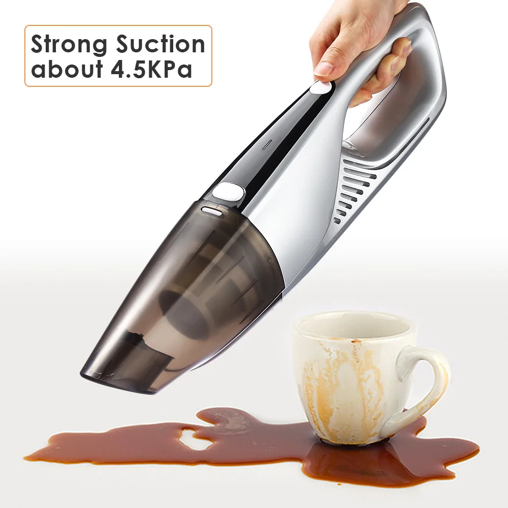 Portable Cordless Vacuum Cleaner 2000Pa Strong Suction Wet And Dry Use Handheld Dust Collector Home Aspirator Z30 | Бытовая техника