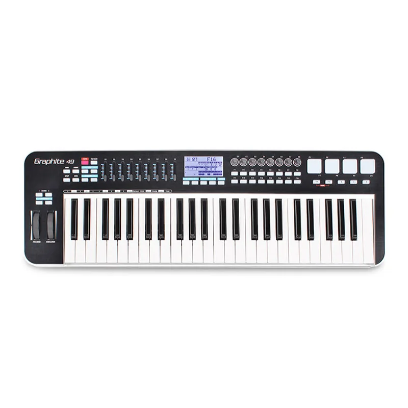 Профессиональный midi контроллер клавиатуры Samson graphite 49 полувзвешенный функция|samson