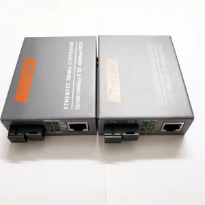 1 пара HTB-GS-03 AB Netlink волоконно-оптических Media Converter Gigabit Ethernet 1000 Мбит одиночный режим волокно SC Порты и разъёмы