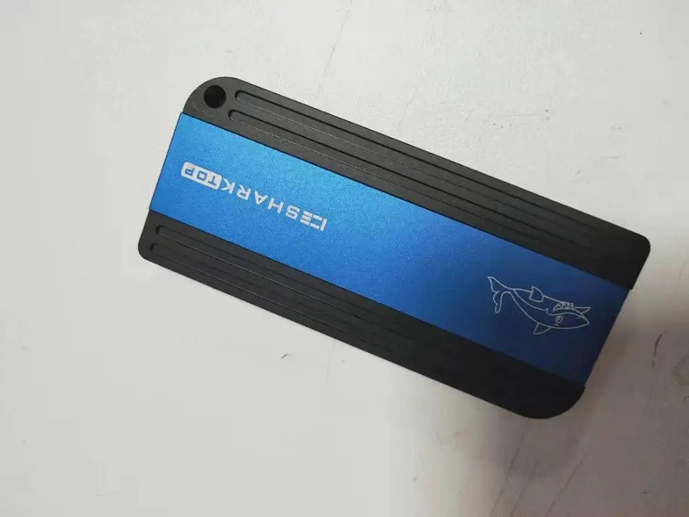 JEYI iceshark i9 HDD корпус мобильного коробка-чехол на HDD NVME алюминиевый тип C3.1 JMS583 М. 2 USB3.1 M.2 PCIE SSD U.2 M.2 PCI-E - Цвет: black