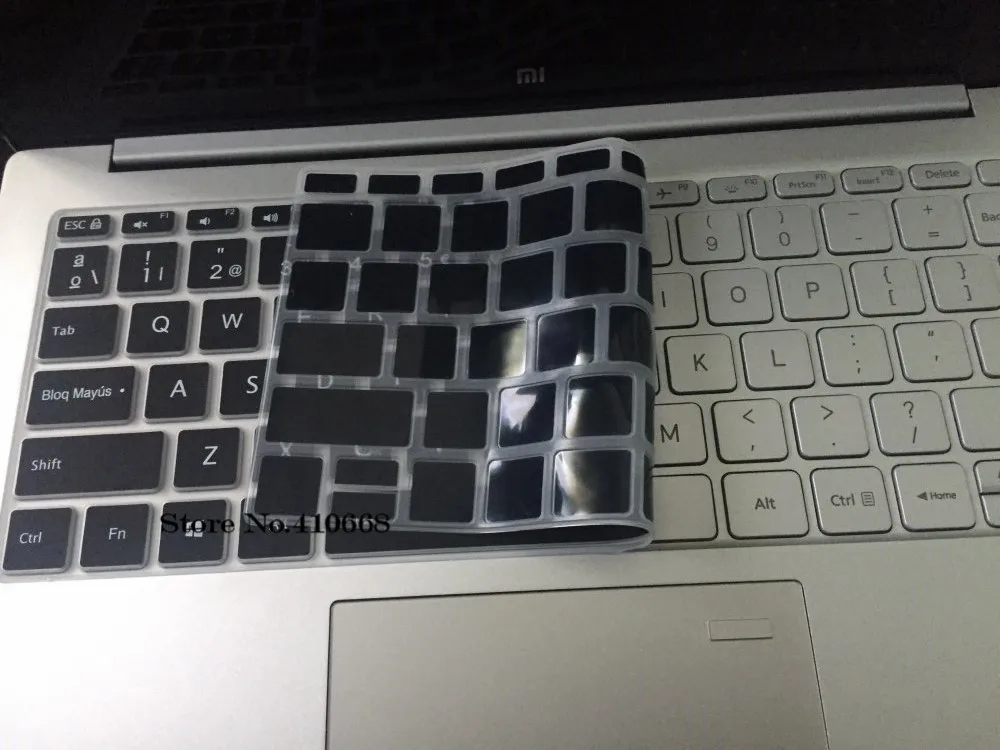 Spanish Silicone Laptop Keyboard Cover Case For Xiaomi Mi Notebook Air 12.5 12 inch Skin Protector Guard Free Shipping | Компьютеры и