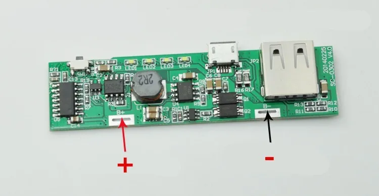 2PCS/LOT DIY mobile power supply circuit board 3V 5V 18650 lithium battery booster 2A | Электроника
