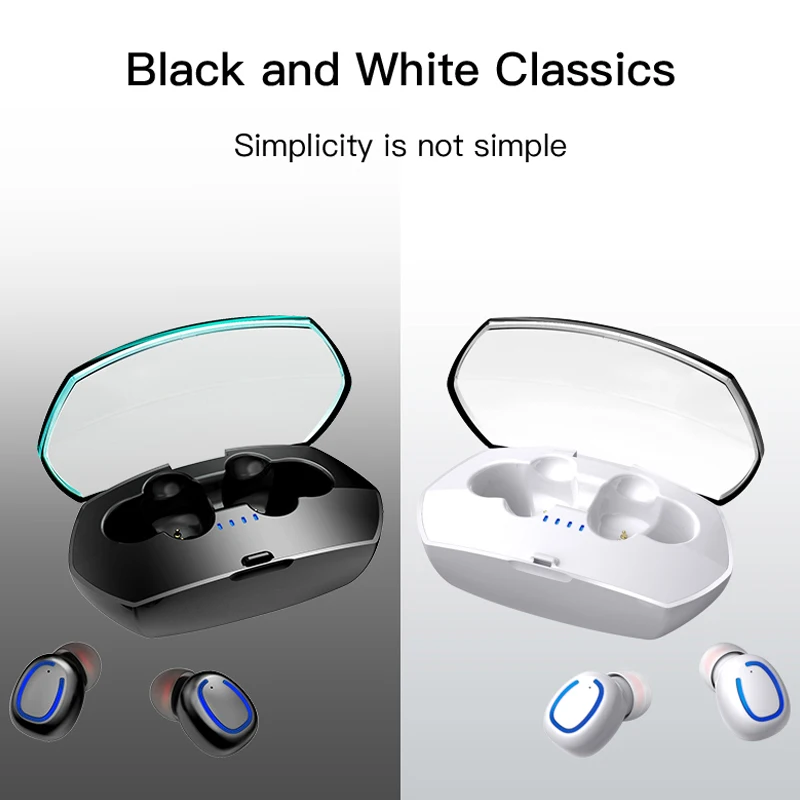 Bluetooth наушники Bleuthoot 5,0, беспроводные наушники, Tws, спортивные наушники, свободные руки, наушники, наушники, гарнитура с микрофоном