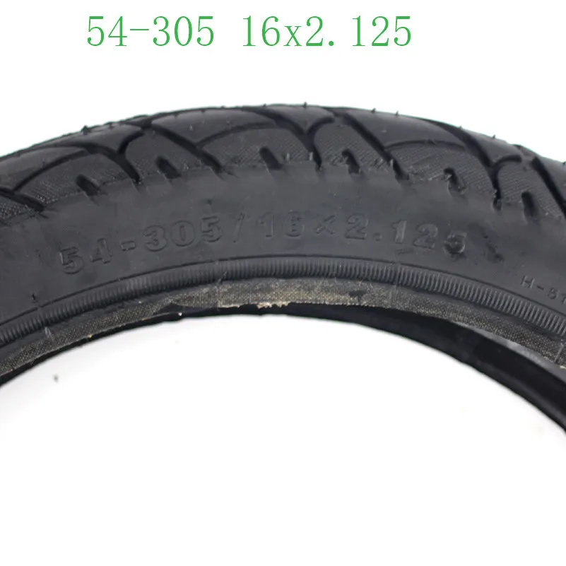 Шина 16X2,125/54-305 подходит для многих газовых электрических скутеров и электронных велосипедов 16X2,125