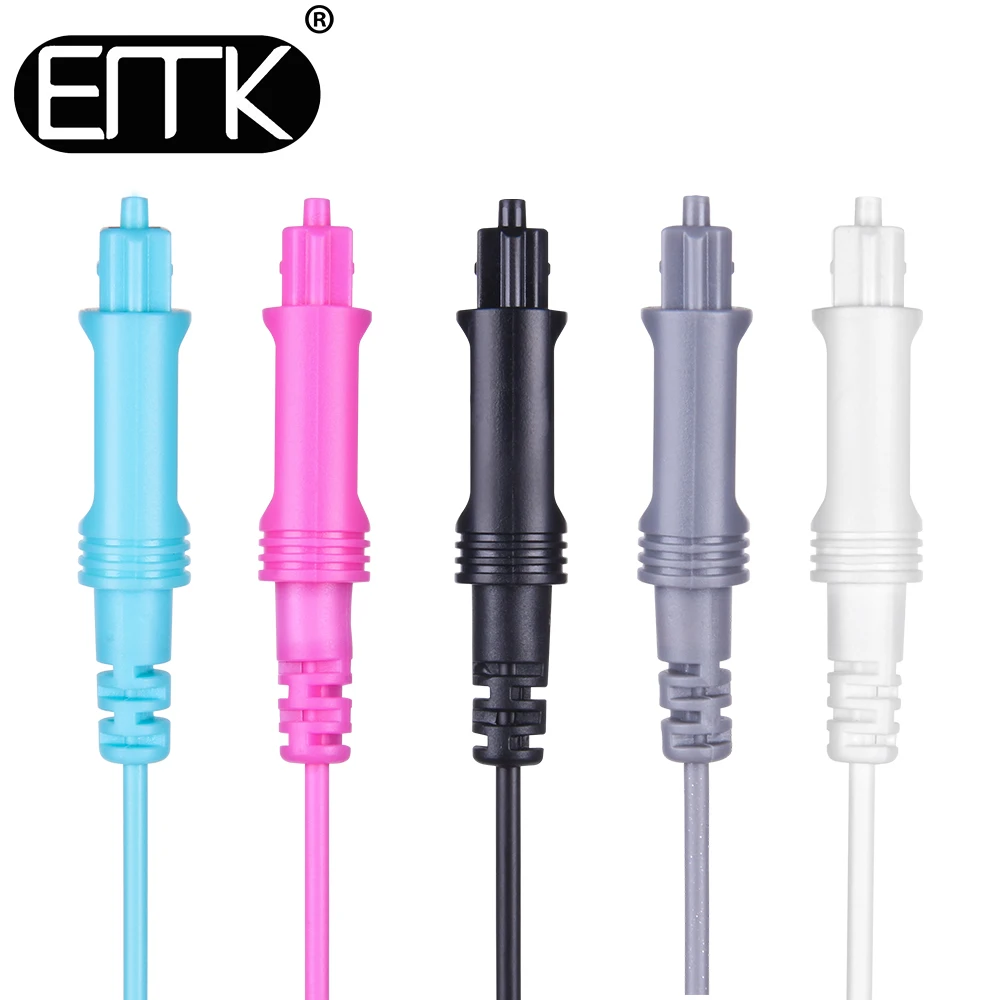 EMK 2018 новый цветной оптический кабель цифровой аудио волоконно Toslink мужские и