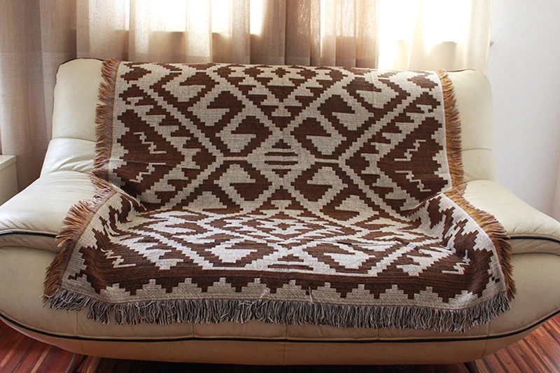 Ковер килим для дивана гостиной спальни ковер окрашенная пряжа диван покрывало