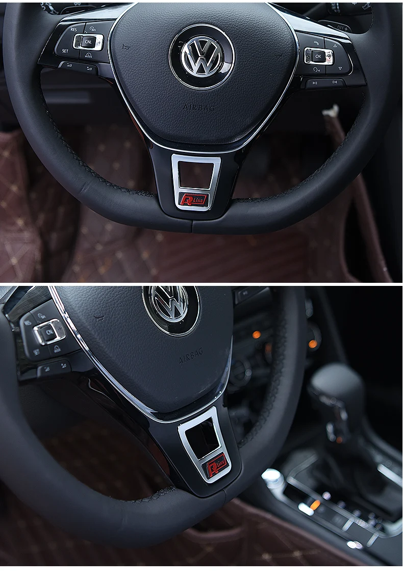 Для Volkswagen tiguan L руль с блестками tiguan L украшение интерьера для нового tiguan L руль патч