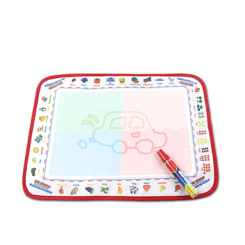 39x29cm 1 big pen 38*29 см, детский игровой коврик с волшебной ручкой для рисования, рисование водой, игрушки для рисования, доска в подарок - Цвет: 39x29cm 1 big pen