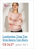 Lurehooker, рубашки для йоги, топ для йоги, женские спортивные рубашки для спортзала, женская футболка, одежда для фитнеса, женский жилет без рукавов, одежда для бега