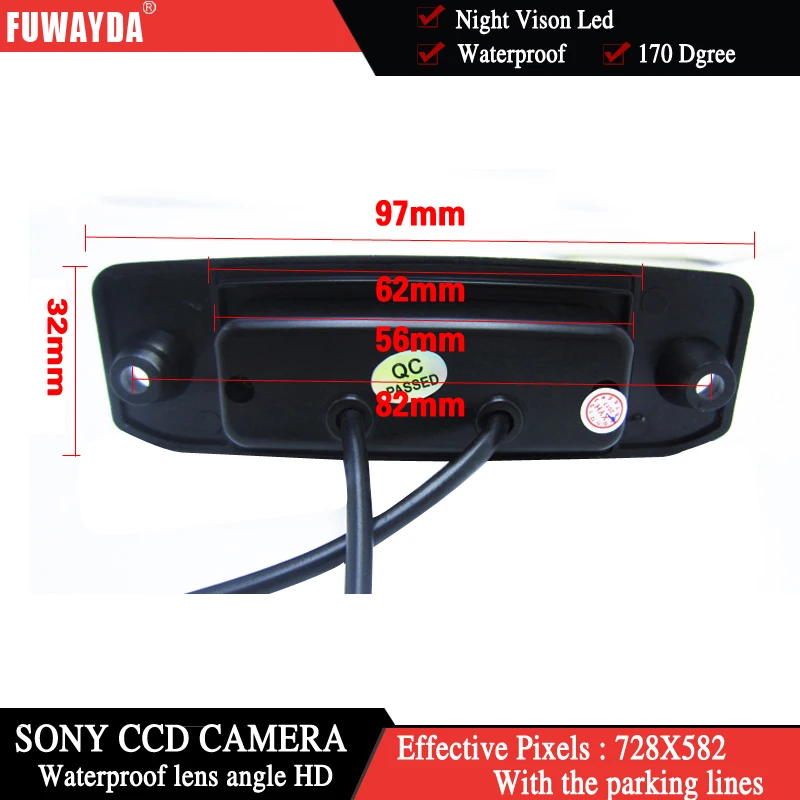 Автомобильная камера заднего вида FUWAYDA CCD чип для Hyundai Tucson Accent Elantra Terracan Sonata