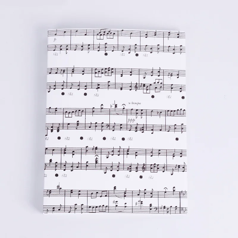 Music Score White Формат А4, музыкальная коллекция очков, зажим для документов, бумажные карманы, Индукционная папка, лист для персонала, посылка для хранения, аксессуары для фортепиано, гитара - Цвет: Music Score White