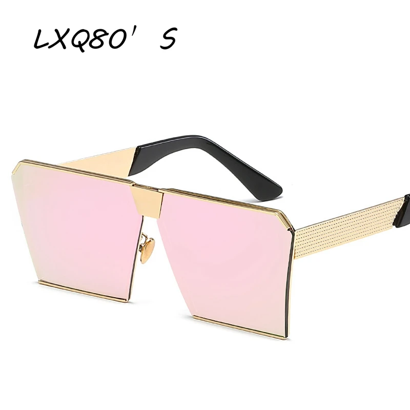 LXQ80'S модные Брендовая Дизайнерская обувь квадратный плоский объектив