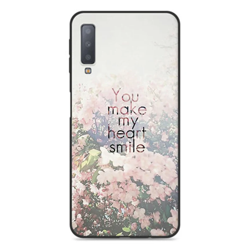 Чехол для Samsung A7 2018 чехол в стиле кантри мягкая силиконовая крышка телефона galaxy A 7