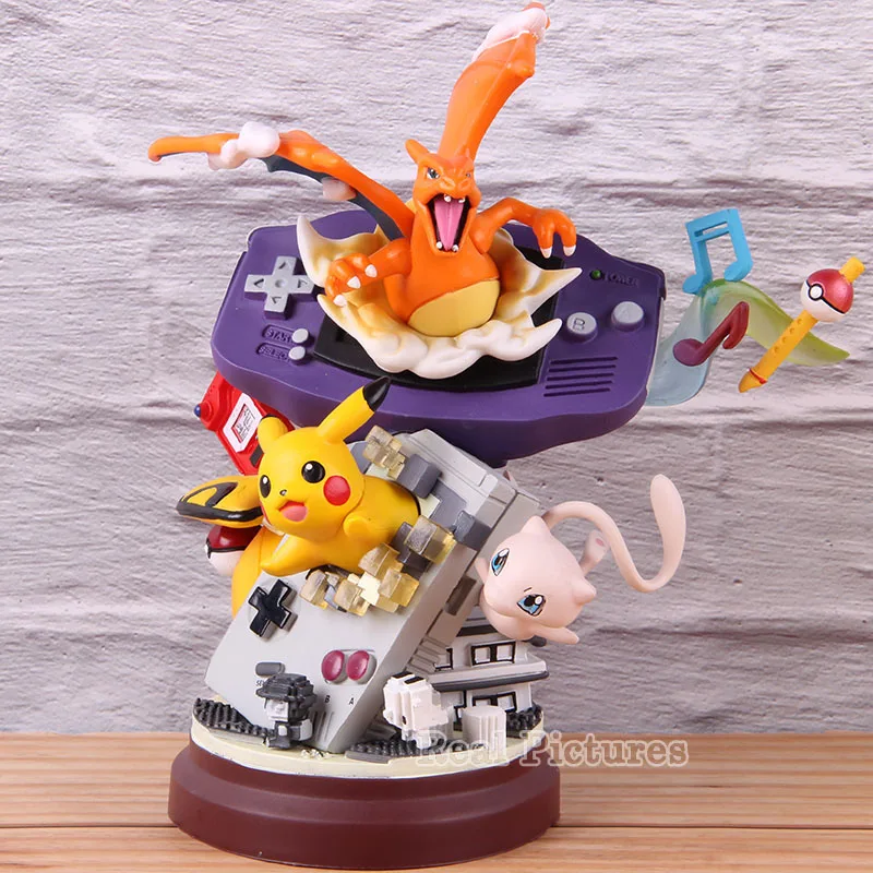 Игровой автомат pika Charizard фигурка аниме GK статуя ПВХ Коллекционная модель игрушки Монстры Pickachu Charizard украшения