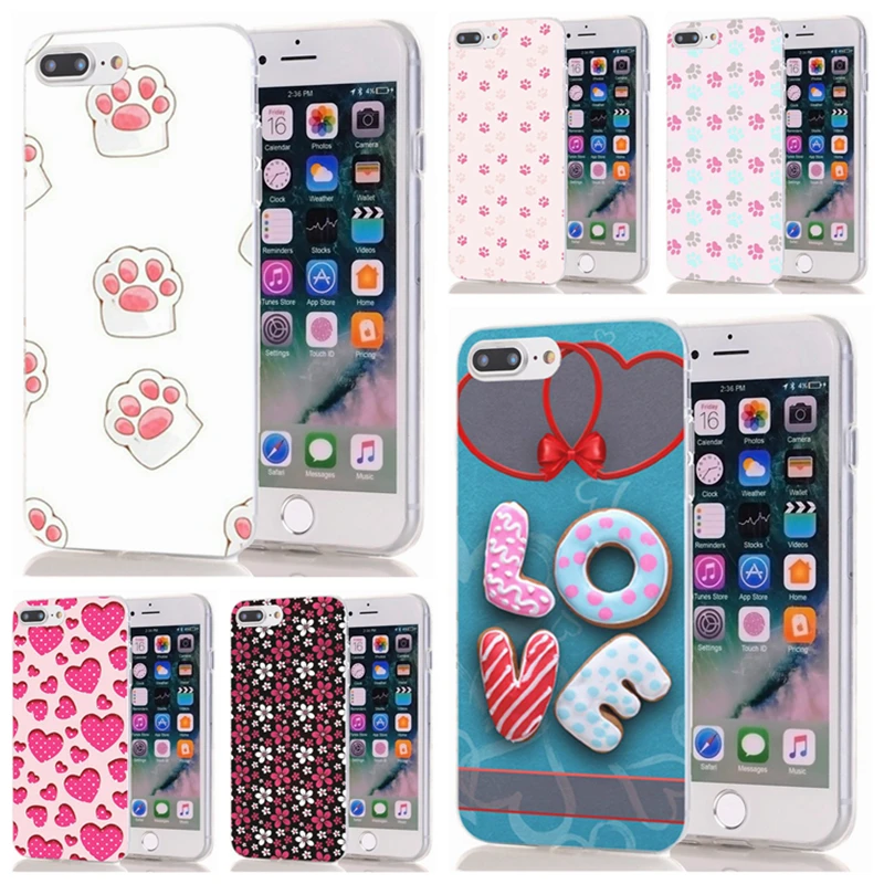 ТПУ Роскошный для iPhone 7 8 Plus 6 6s X XS XR максимальный чехол Дизайн Любовь массив звезд