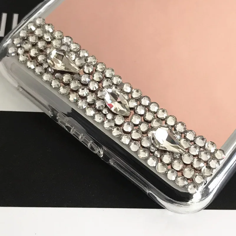 Для huawei p20 pro блестящее алмазное зеркало мягкий чехол из ТПУ для Huawei P8 P9 P10 P20 lite plus