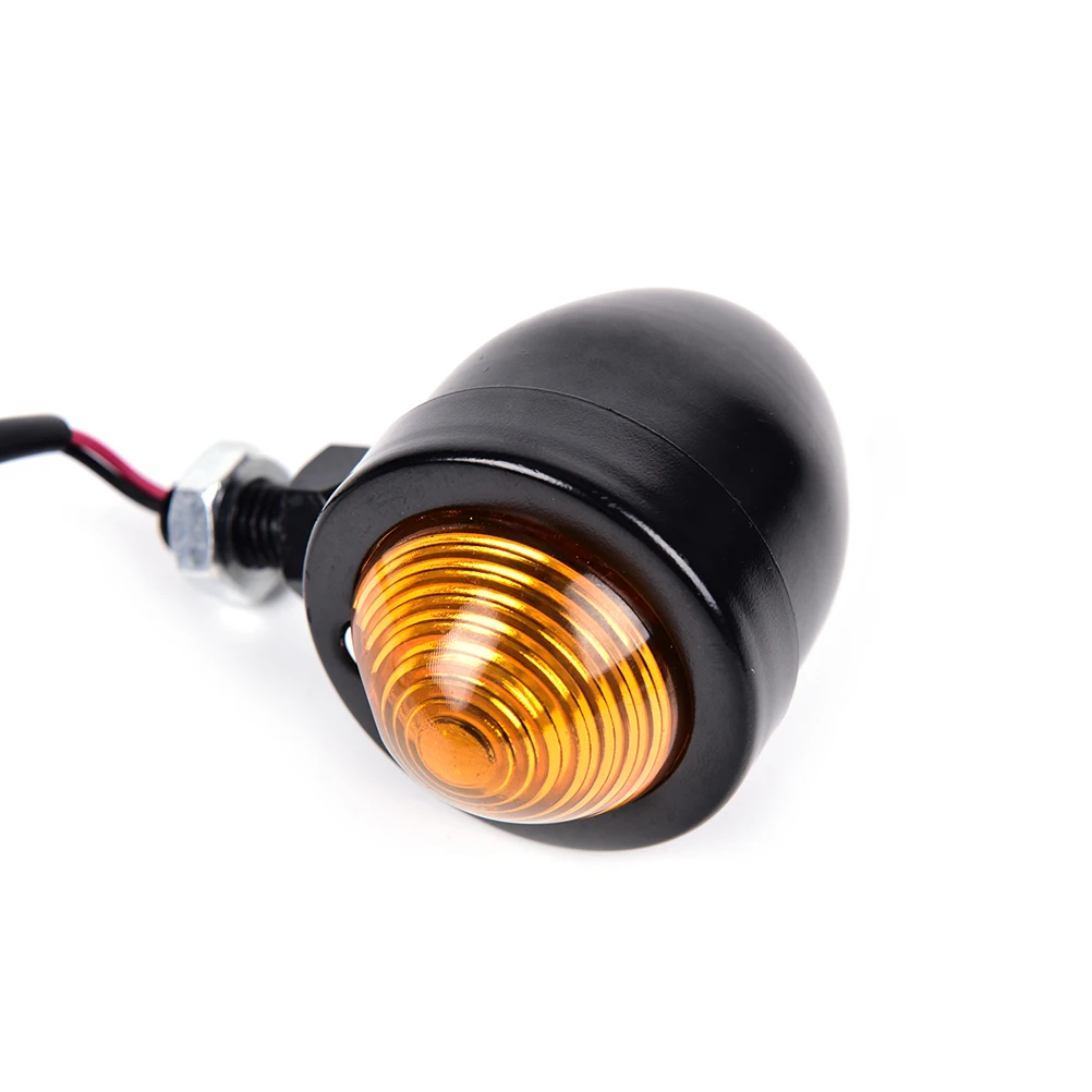 2 шт. 12V lndicators мигалки Мотоцикл Янтарный светодиодный указатель поворота светильник