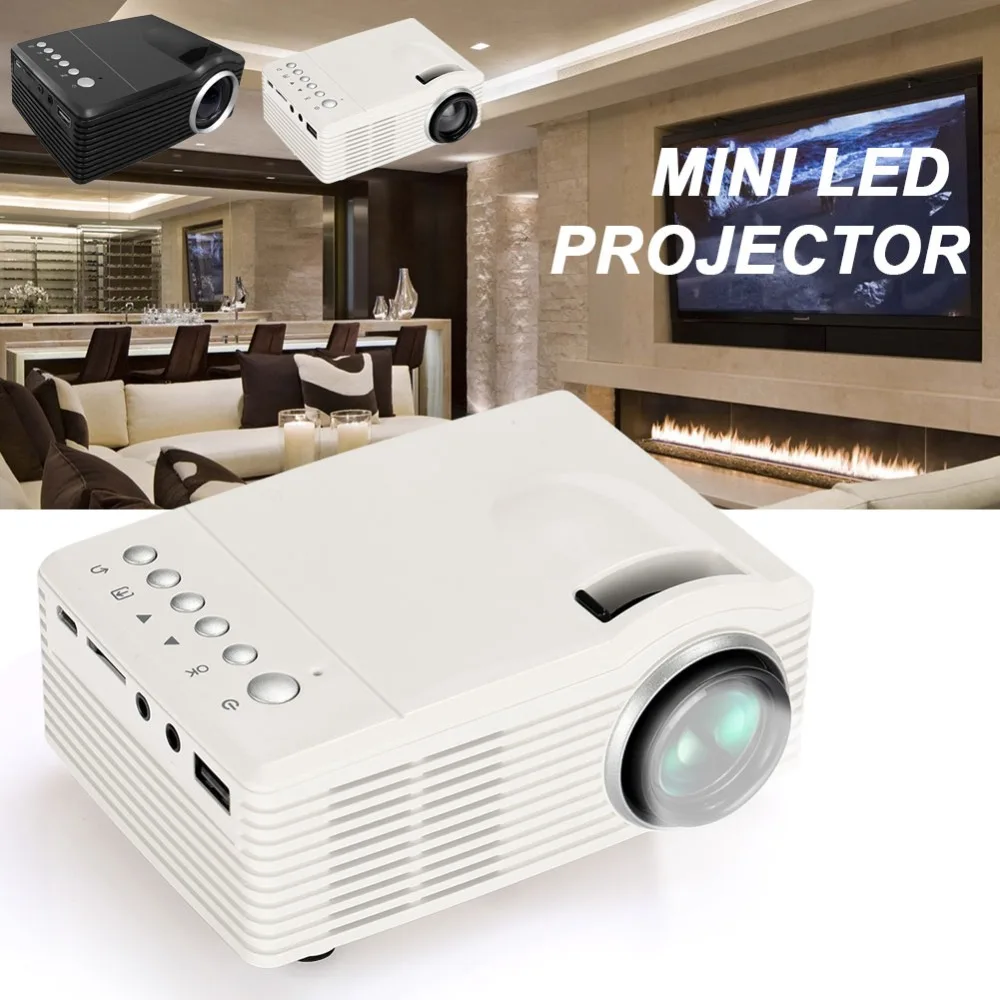 SD30 мини порт LED 1000 лм проектор Integre USB SD AV Домашний Кинотеатр Бизнес Школа Офис