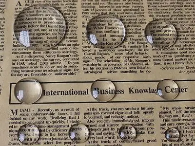 

125 Transparent Round Flatback Glass Cabochon Dome 20mm No Hole