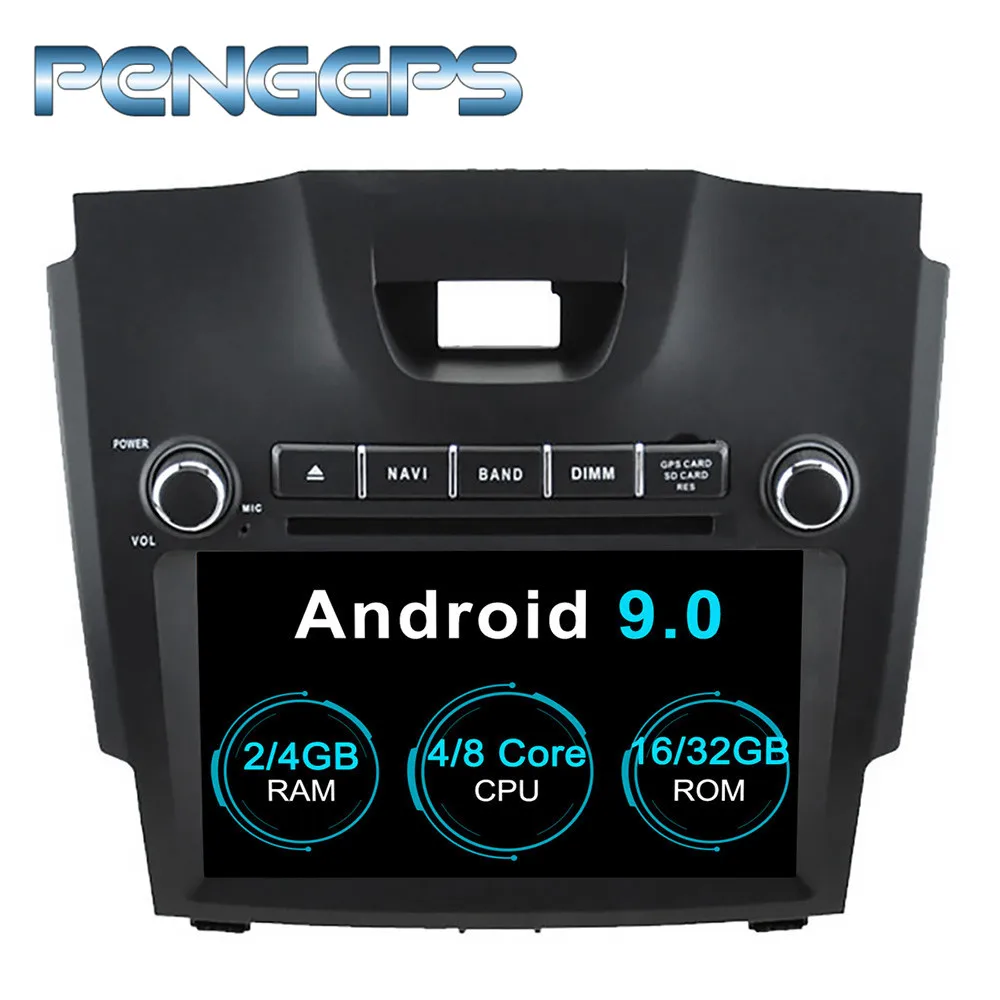 Автомобильный CD DVD плеер на Android 9 0 8 ядерный радиоприемник для Chevrolet Chevy Holden S10