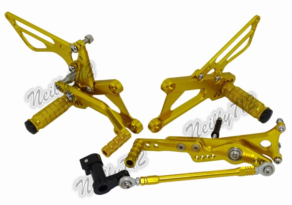 Мотоцикл Регулируемый Rider задние наборы Rearset подставка для ног колышки для Triumph Street Triple 675 R 2006 2007 2008 2009-2012