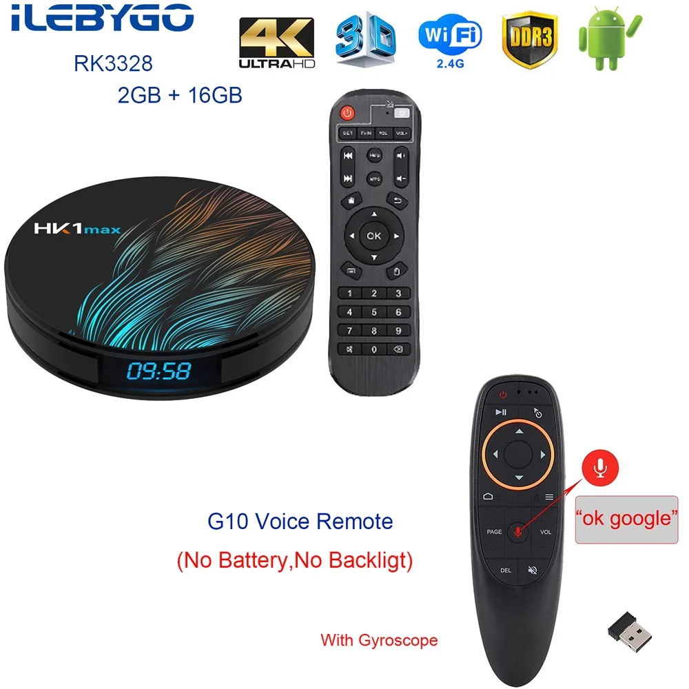 Android 9 0 HK1 MAX Mini Smart TV Box 2 4G/5G Wifi RK3328 четырехъядерный BT 4 телеприставка медиаплеер 4G 32G