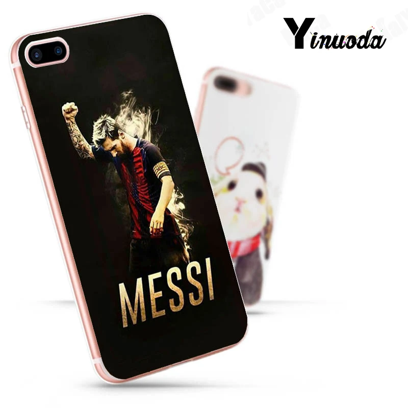 6 Yinuoda Lionel Messi Уникальный дизайн новейший модный чехол для телефона для iPhone 8 7 6 6S Plus X 10 5 5S SE XR XS MAX - Цвет: 6