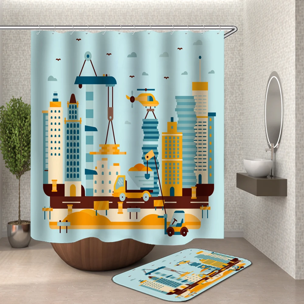 

Sydney opera house shower curtain for the bathroom curtain drop shipping bath curtain