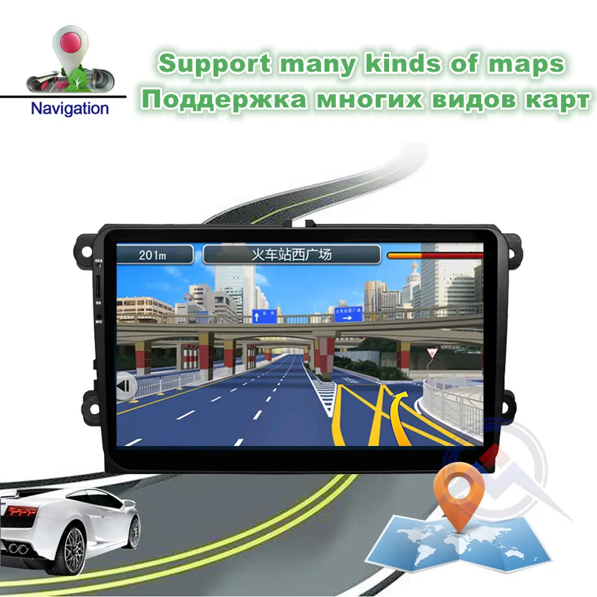 ZOHANAVI 9 дюймов Авторадио автомобильный dvd-плеер на основе Android для Ford ECOSPORT 2013 Мультимедиа Радио Стерео gps магнитофон