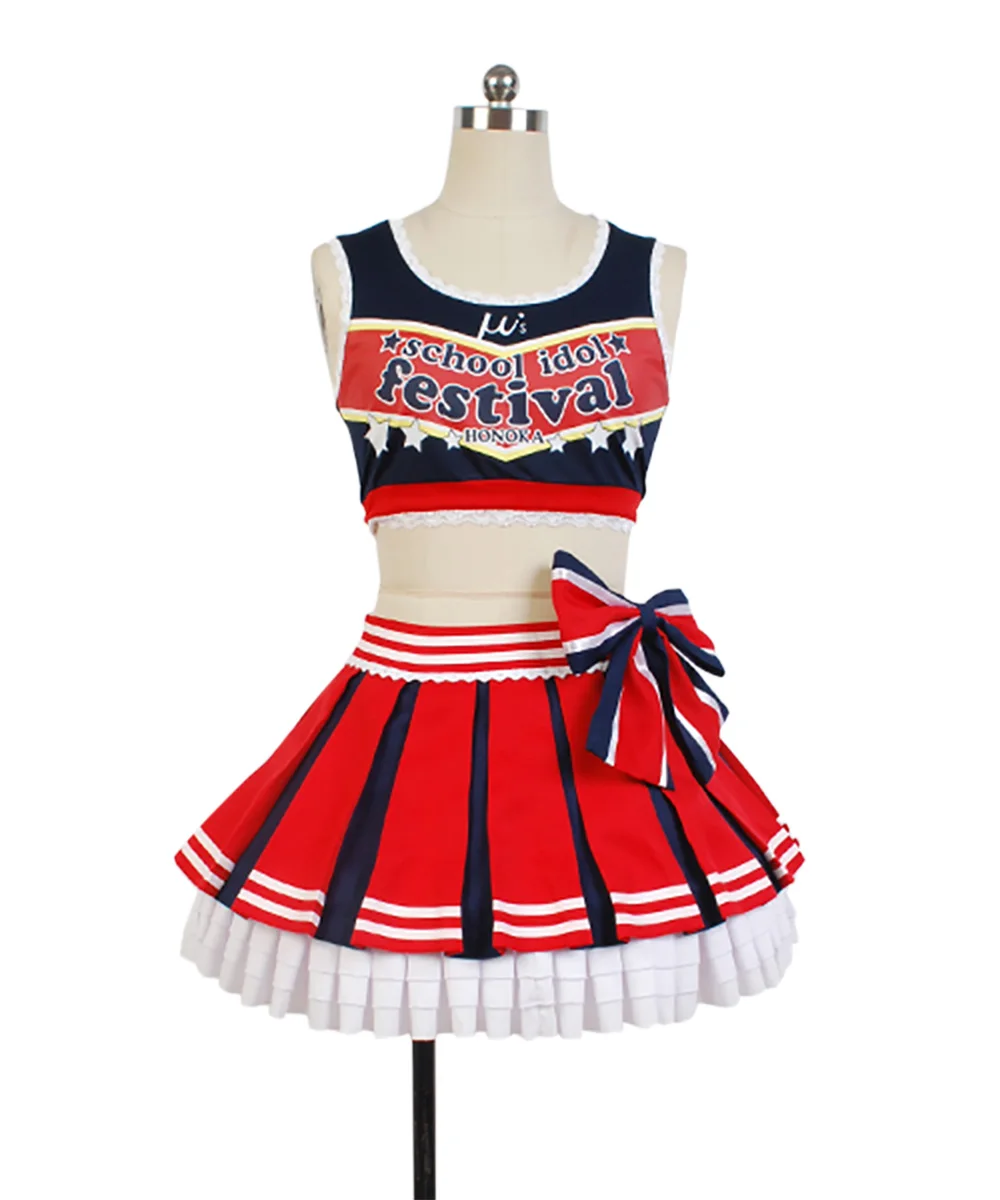 LoveLive Косплей Хонока Косака косплей костюм для девочек платье костюмы на