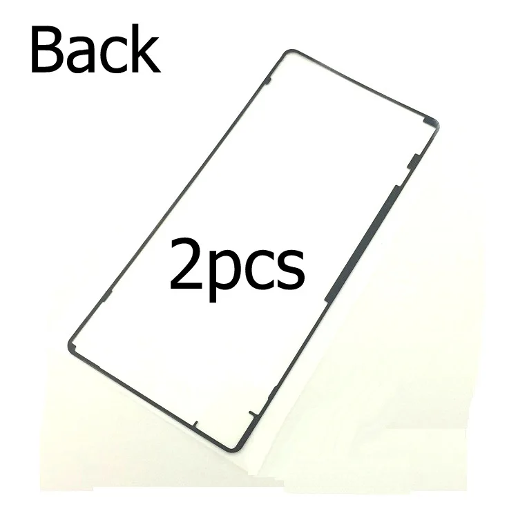2pcs XP Back Glue Передняя ЖК-и задняя крышка клейкая лента для sony Xperia X/X Compact/X Производительность сенсорный экран рамка водонепроницаемый стикер - Цвет: 2pcs XP Back Glue