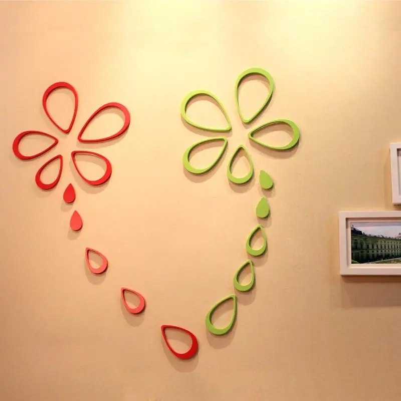 

The new 3D drops of three-dimensional wall art creative wall decoration fashion TV backdrop decorative art